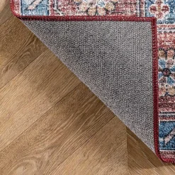 Discount Kirklands Home Orange Medallion Washable Area Rug, 4x6