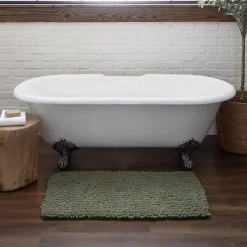 Discount Kirklands Home Oregano Chenille Bath Mat, 45 in. Green
