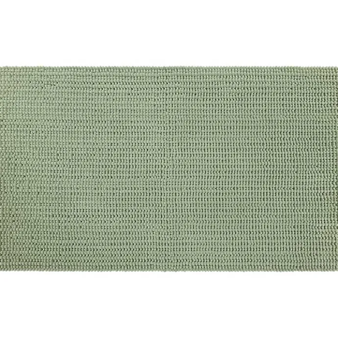 Discount Kirklands Home Oregano Memory Foam Chenille Bath Mat, 60 in. Green