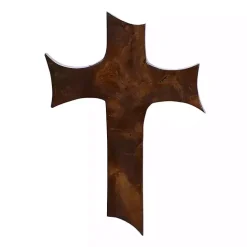 Clearance Kirklands Home Organic Shape Cross Wall Plaque, 14 in. Brown
