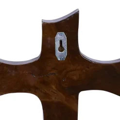 Clearance Kirklands Home Organic Shape Cross Wall Plaque, 14 in. Brown