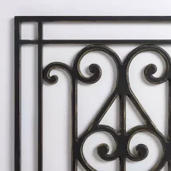 Best Kirklands Home Orleans Scroll Panel Wall Plaque Black