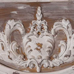 Sale Kirklands Home Ornate Antique White Wood Wall Mirror