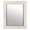New Kirklands Home Ornate Distressed Cream Mirror, 29x35
