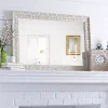 Discount Kirklands Home Ornate Ivory Wall Mirror, 31x43 in.