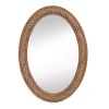 Discount Kirklands Home Oval Lyla Natural Rope Wall Mirror