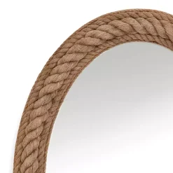 Discount Kirklands Home Oval Lyla Natural Rope Wall Mirror