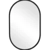 Outlet Kirklands Home Oval Matte Black Frame Mirror
