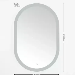 Discount Kirklands Home Oval Wes LED Wall Mirror