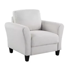 Discount Kirklands Home Oyster Walter Accent Chair Ivory