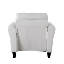 Discount Kirklands Home Oyster Walter Accent Chair Ivory