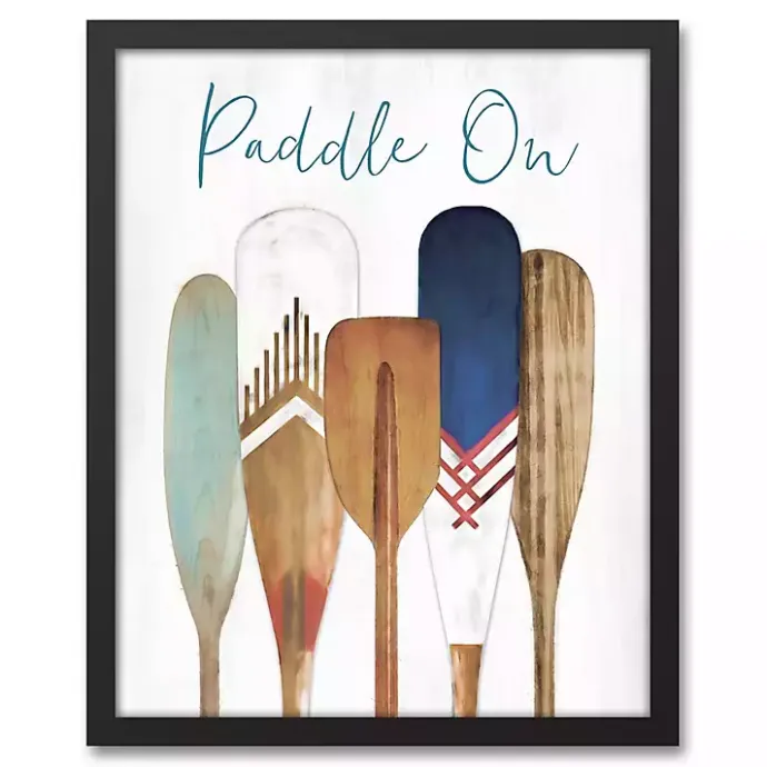 Clearance Kirklands Home Paddle On Framed Canvas Art Print Multi