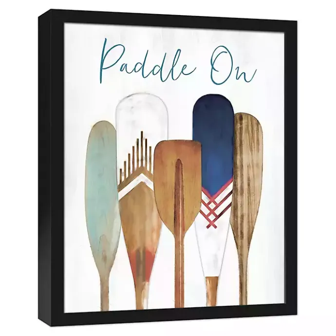 Clearance Kirklands Home Paddle On Framed Canvas Art Print Multi