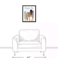 Clearance Kirklands Home Paddle On Framed Canvas Art Print Multi