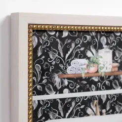 Hot Kirklands Home Paisley Bathroom Tub Framed Art Print