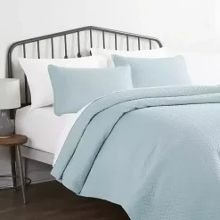 Discount Kirklands Home Pale Herring 3-pc. King Quilted Coverlet Set Blue