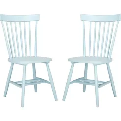 Online Kirklands Home Pale Parker Spindle Dining Chairs, Set of 2 Blue