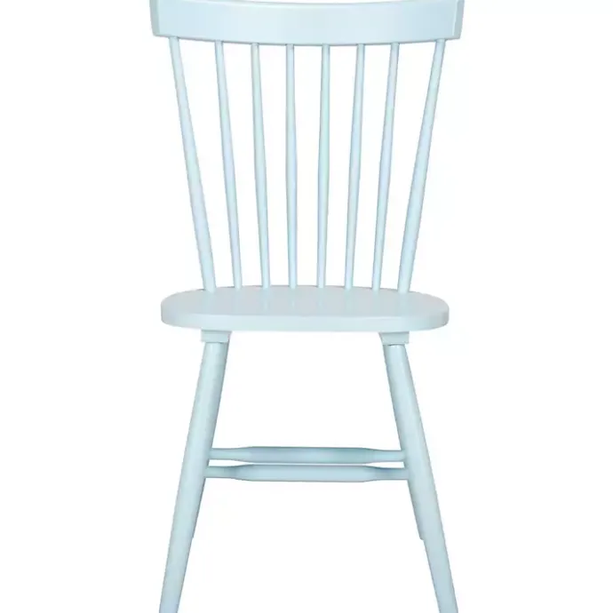 Online Kirklands Home Pale Parker Spindle Dining Chairs, Set of 2 Blue