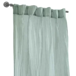 Outlet Kirklands Home Pale Thyme Paloma Curtain Panel, 63 in. Blue