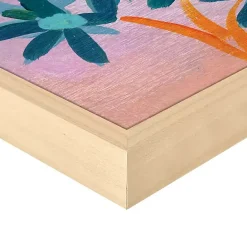 Kirklands Home Palm Heaven Framed Canvas Art Print Multi