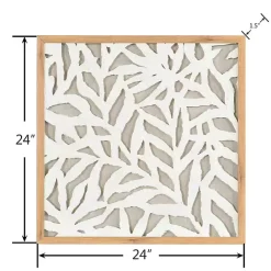 Best Kirklands Home Palm Leaf I Shadowbox Wall Plaque