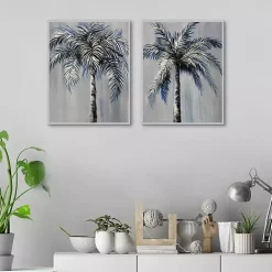 Online Kirklands Home Palm Magic Framed Canvas Art Prints, Set of 2