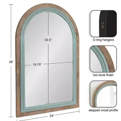 Discount Kirklands Home Palmer Arch Wood Wall Mirror