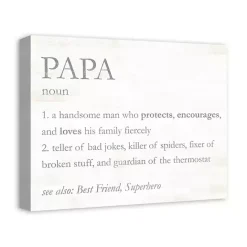 Kirklands Home Papa Definition Wall Plaque