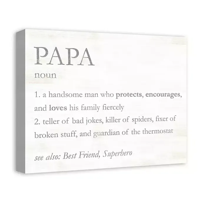 Kirklands Home Papa Definition Wall Plaque