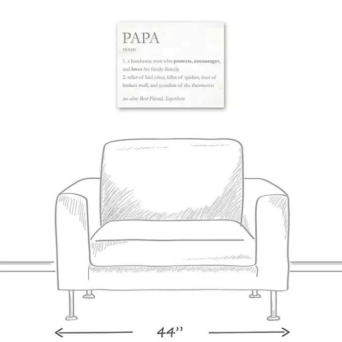Kirklands Home Papa Definition Wall Plaque