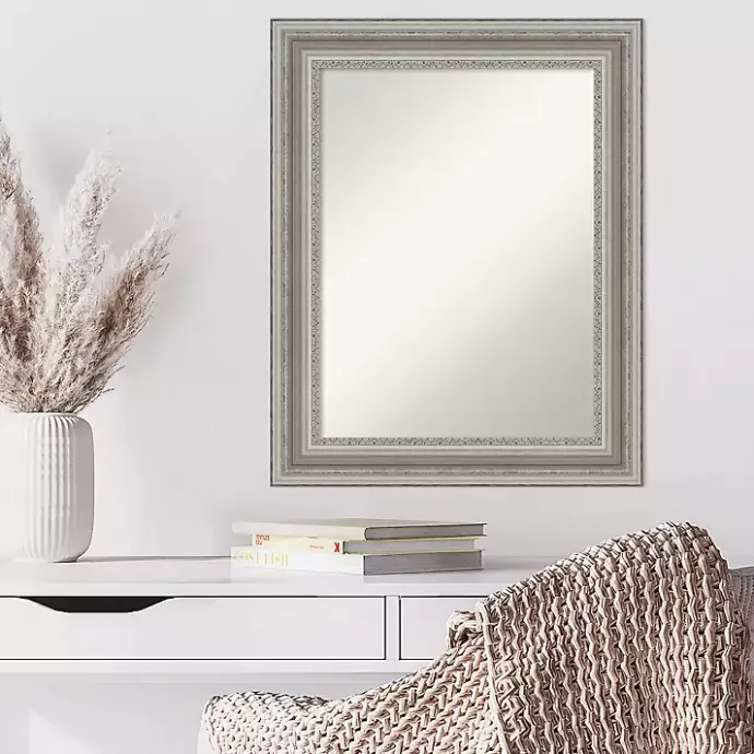 Online Kirklands Home Parlor Silver Framed Wall Mirror