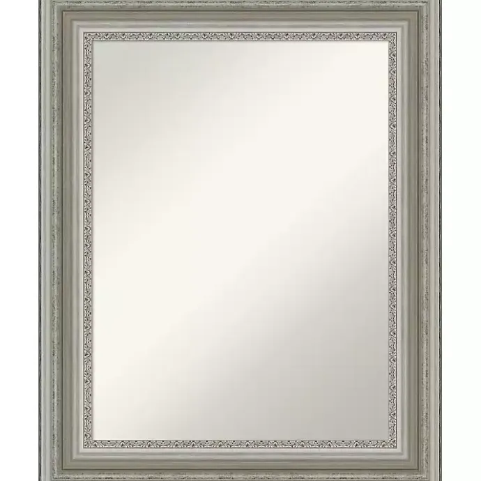Online Kirklands Home Parlor Silver Framed Wall Mirror
