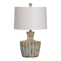 Sale Kirklands Home Pastel Blue Jada Table Lamp White