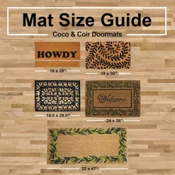 New Kirklands Home Patterned Pineapples Home Coir Doormat