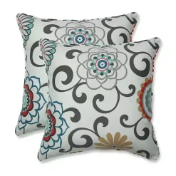 Outlet Kirklands Home Peachtini Pom Pom Play Outdoor Pillows, Set of 2