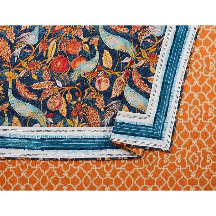 Outlet Kirklands Home Peacock Garden Full/Queen 3-pc. Quilt Set Orange