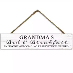 Clearance Kirklands Home Personalized Bed & Breakfast Wall Plaque
