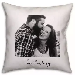 Clearance Kirklands Home Personalized Black and White Pillow