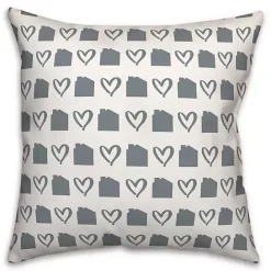 New Kirklands Home Personalized Home Sweet Home Outdoor Pillow Blue