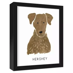 Hot Kirklands Home Personalized Chocolate Labrador Canvas Wall Plaque