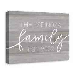 Online Kirklands Home Personalized Family Dated Canvas Wall Art