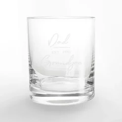 Hot Kirklands Home Personalized Fathers Day Whiskey Glasses, Set of 2