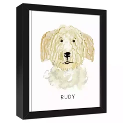 Discount Kirklands Home Personalized Golden Doodle Canvas Wall Plaque