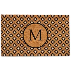 Best Kirklands Home Personalized Monogram Diamond Doormat