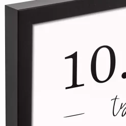 Clearance Kirklands Home Personalized Names & Dates Framed Canvas Print