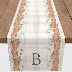Hot Kirklands Home Personalized Plaid Monogram Table Runner, 72 in.