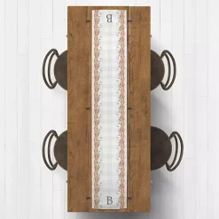 Hot Kirklands Home Personalized Plaid Monogram Table Runner, 72 in.