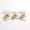 Clearance Kirklands Home Pet Paw Print Wooden Wall Hooks