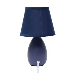 Hot Kirklands Home Petite Oblong Table Lamps, Set of 2 Blue