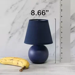 Clearance Kirklands Home Petite Orb Ceramic Table Lamp Blue
